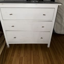 white dresser