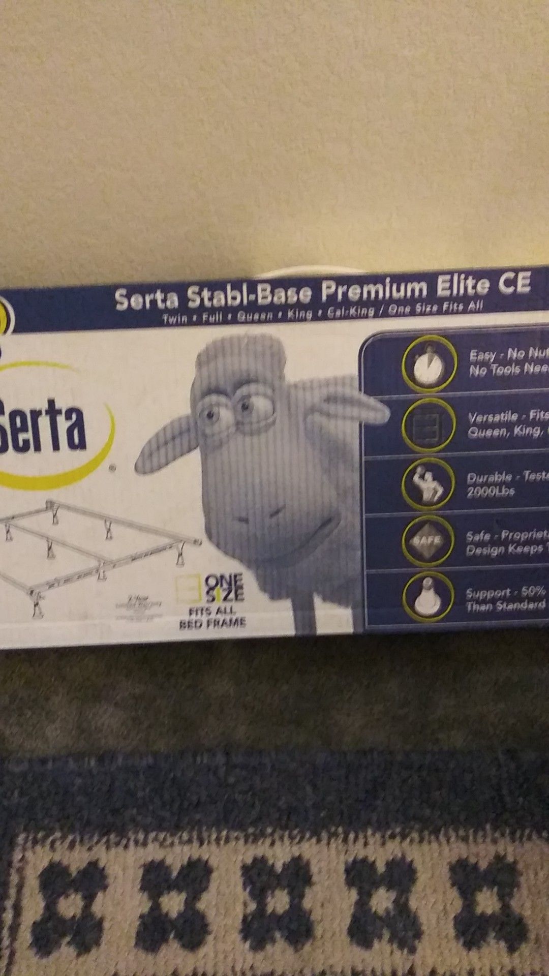 Serta Bed Frame Fits All Sizes