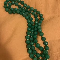 Antique Jade Necklace 