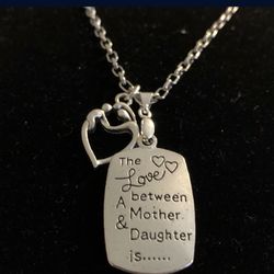 The Love Between A Mother And A Daughter Is....