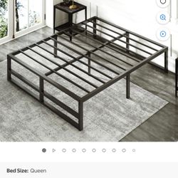Queen Sized Platform Bed Frame