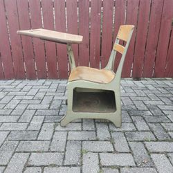 1950s Vintage School Desk
