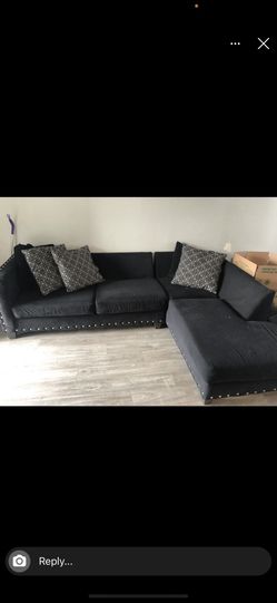 Black Couch Set
