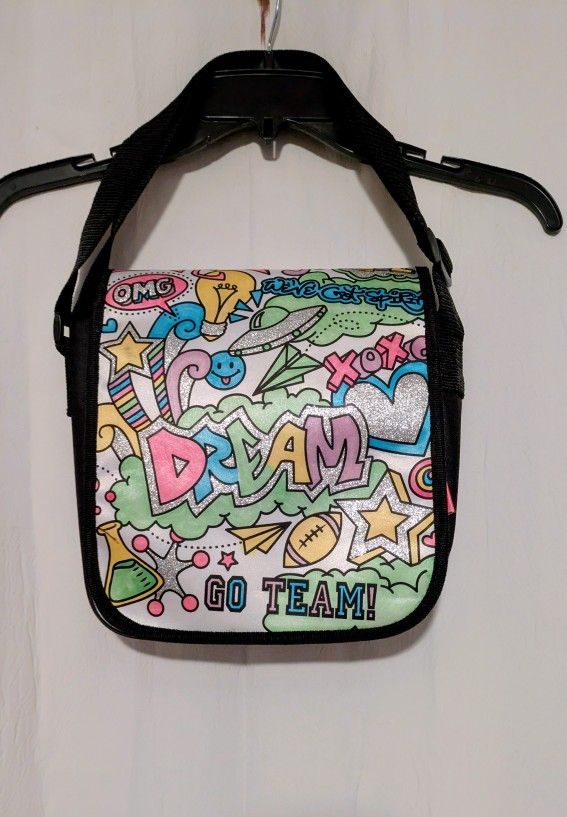Tote Bag Crossbody Colorful Graphics 11 x11