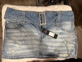 Denim skirt