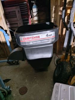 Craftsman wood chipper