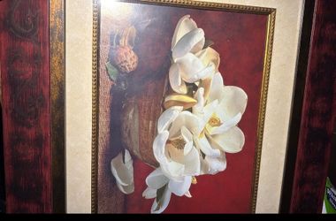 Kirklands Asian Magnolia Picture 22x26in