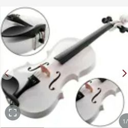 Full Size White Violin