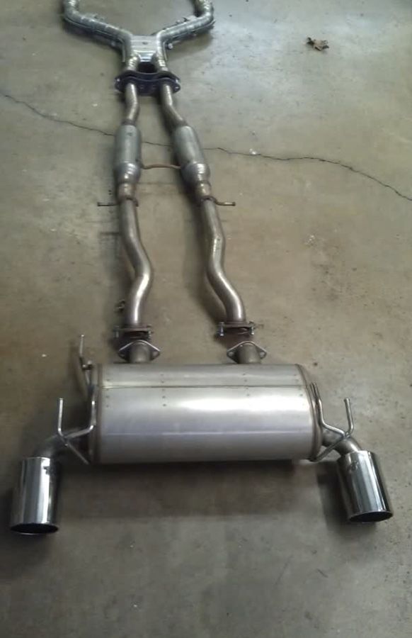 Oem stock 370z exhaust