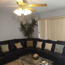 Black NATUZZI ITALIA SECTIONAL SOFA 400