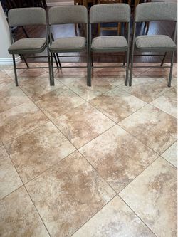 Cosco Folding Chairs Like New $75