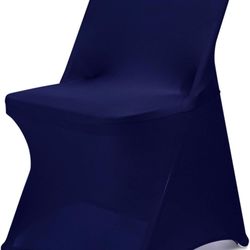 Stretch Folding Chair Covers 30pcs Spandex Chair Covers Protector for Wedding Party Dining Banquet, Washable Universal Fitted Chair Slipcovers for Cel