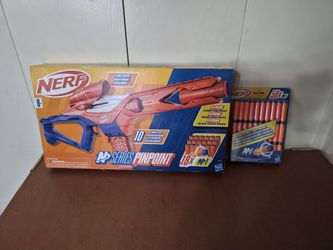 New!  Nerf N Series Pinpoint Blaster With 18 Darts Plus 50 Extra  Darts