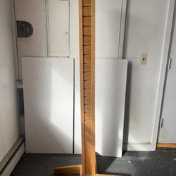Wooden Clothing Display Tower-Stand