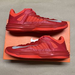 Nike Air Hyperdunk 2012 Low Red Crimson Men’s size 14 Basketball shoes Rare!