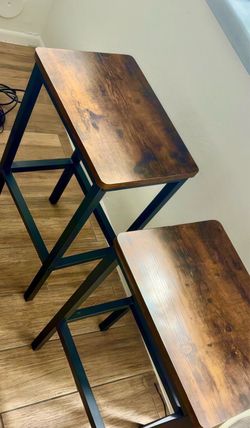 Industrial Bar Stools Set of 2 20 for one