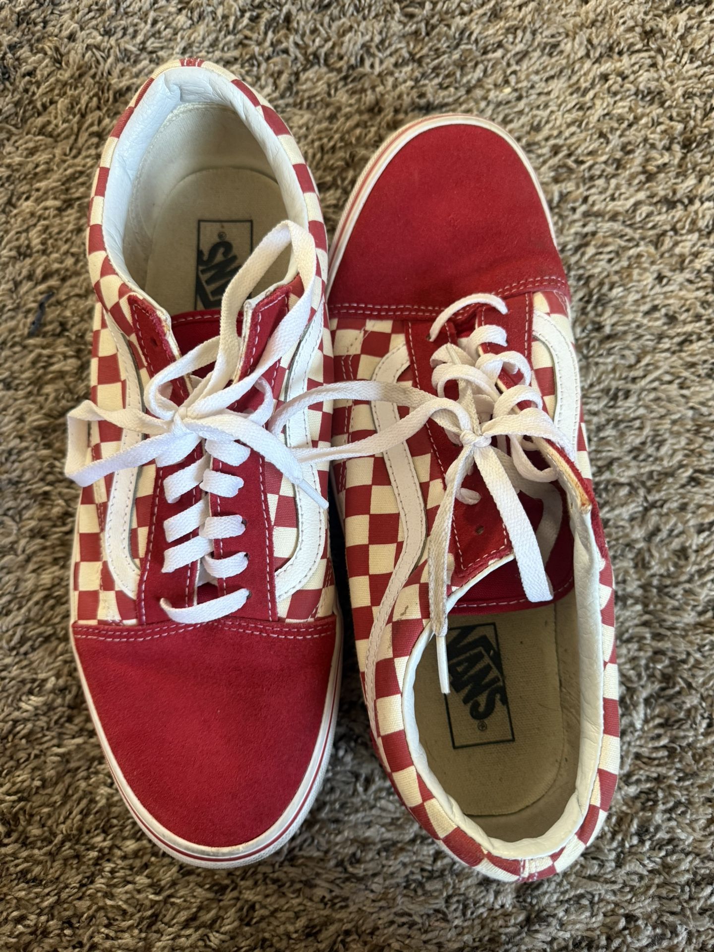 Red/White Checker Vans Men’s Size 12
