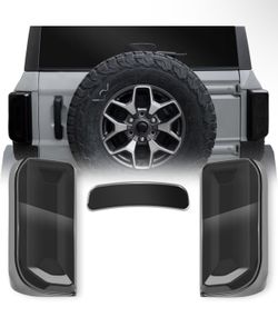Smoked Tail Light Cover For Ford Branco New
