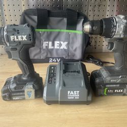 Flex Regular And Mini Drill Set