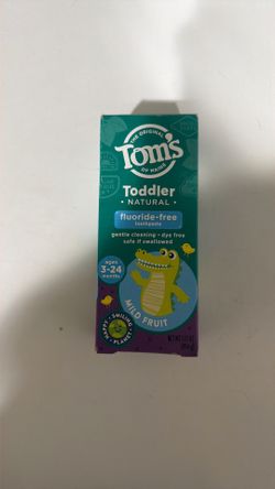 Tom’s toddler toothpaste