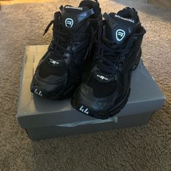 Black Balenciaga Runner Sz 44