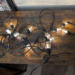 String Lights with Bulbs – Multiple Modes – $10