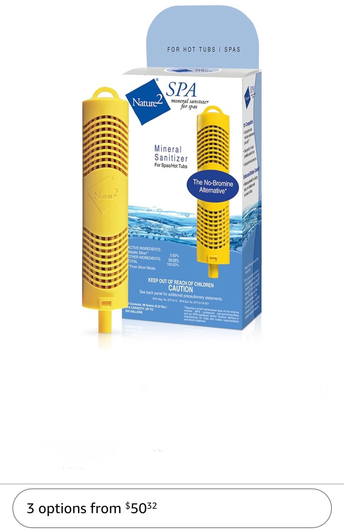 Nature2 SPA Stick Mineral Sanitizer