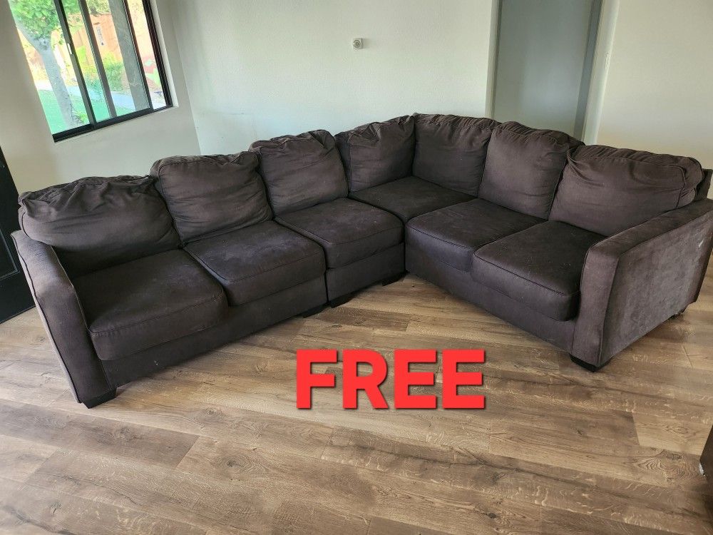 FREE Living Spaces Sectional Sofa