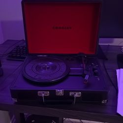 Crosley Record Player And Tyler The Creator, Call Me If You Get Lost Record 