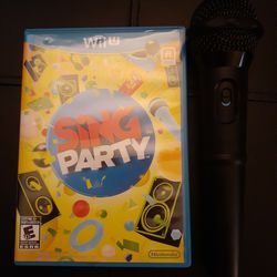Wii U Game ...sing Party With Nintendo Mic !!!