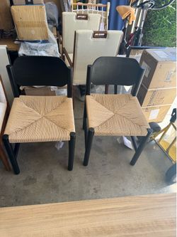 New chairs $45 for the pair