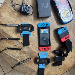 Nintendo Switch With Accessories 