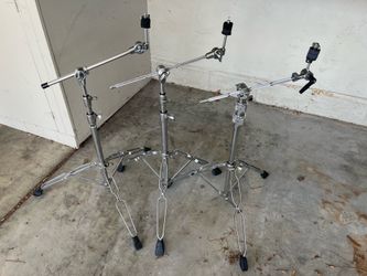 2 Excellent cymbal boom stands, Pearl.  $45ea.  Drum