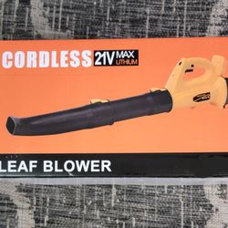 Leaf Blower Cordless comes with 2 batteries 
