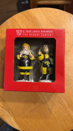 2 Pack University Santa Ornament Southern Miss