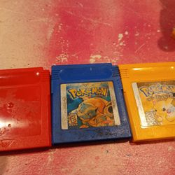 Pokemon Yellow Blue And Red