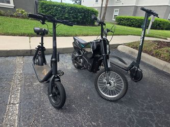 Electric Dirtbike & 2 Scooter Bundle ALL WORKING *Make An Offer
