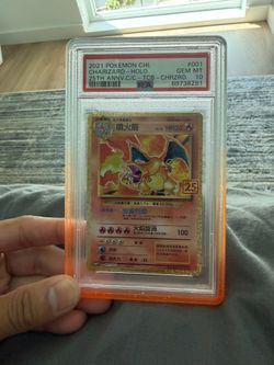 25th anniversary Charizard - PSA 10