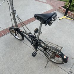 Two Vintage Foldable Bikes