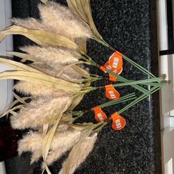 6 Mini Bunches Of Fake Modern Plant Decor 