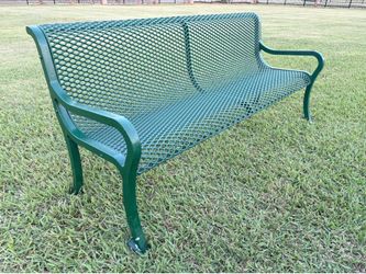 Heavy Duty Commercial Rubber-Coated Outdoor Patio Bench / Banca Comercial