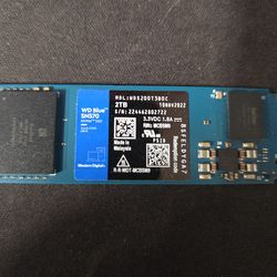 We blue 2tb pcie ssd