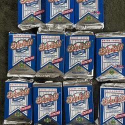 Lot of 11 packs of 1991 UPPER DECK Baseball cards