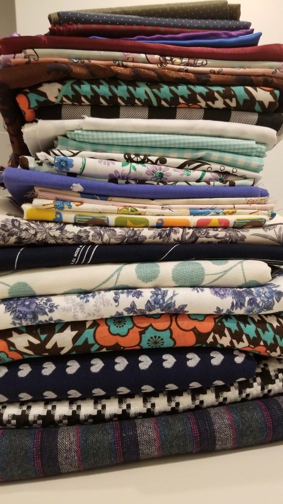 Fabrics Sewing Crafting Clothing Creating Design Ideas Handmade Colours Satin Cotton Woven Knit