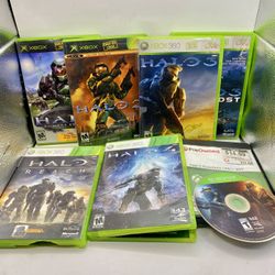 Halo 1 Through 5 Collection Xbox 360 One Game Bundle Halo 1,2,3,4,5 + ODST REACH