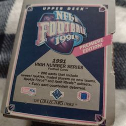 Football 1991 200 Cards High Numbers NFL Football Premier Edition