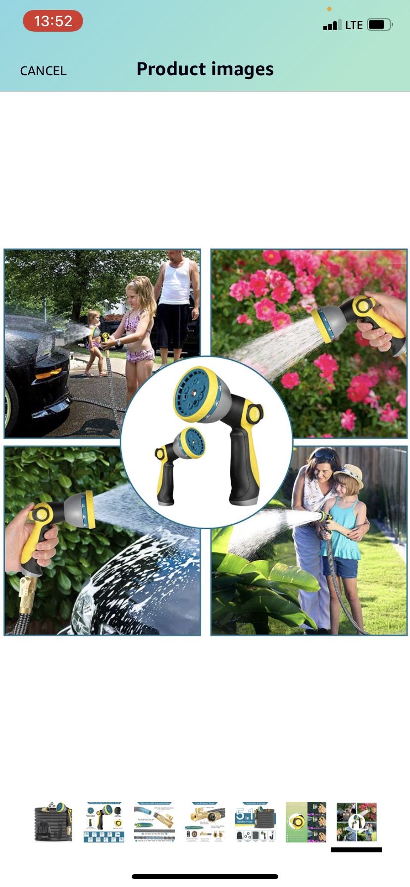 Gardguard 100FT Expandable Garden Hose with 10 Function High Pressure