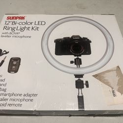 SUNPAK® 12" Bi-color LED Ring Light Kit