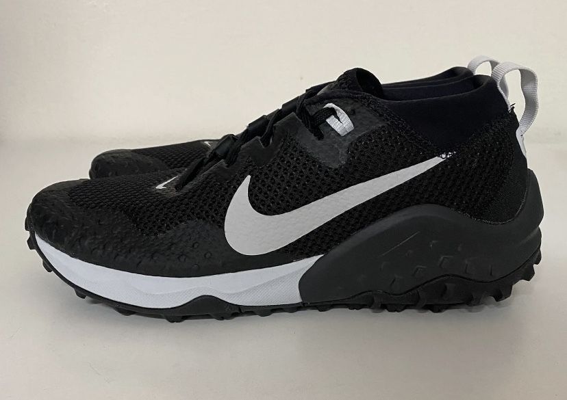 Nike Wildhorse Black Pure Platinum Trail Running Shoes (Men
