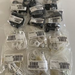 13 BlackBerry Wired Stereo 3.5mm Headset Earbuds New in Package !!